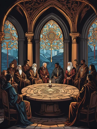 holy supper,last supper,round table,pentecost,poker table,christ feast,wise men,twelve apostle,the conference,contemporary witnesses,nativity of christ,school of athens,eucharist,boardroom,conference table,church painting,nativity of jesus,board room,card table,conference room table,Illustration,Vector,Vector 01