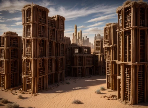 ancient city,medieval architecture,mandelbulb,sandcastle,karnak,castle of the corvin,imperial shores,stone desert,islamic architectural,solar cell base,dune,fantasy city,sand castle,madinat,ancient buildings,viewing dune,city palace,kirrarchitecture,qasr al watan,the ruins of the