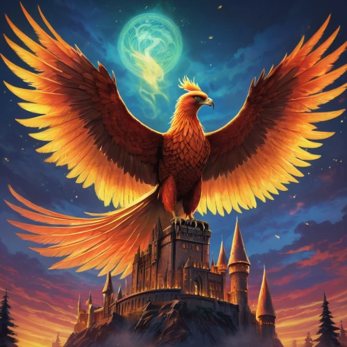 gryphon,eagle illustration,fawkes,hogwarts,imperial eagle,phoenix,owl background,eagle,griffon bruxellois,bird of prey,firebird,nocturnal bird,phoenix rooster,regulorum,of prey eagle,eagle eastern,griffin,blue and gold macaw,harpy,fantasy picture,Conceptual Art,Fantasy,Fantasy 18