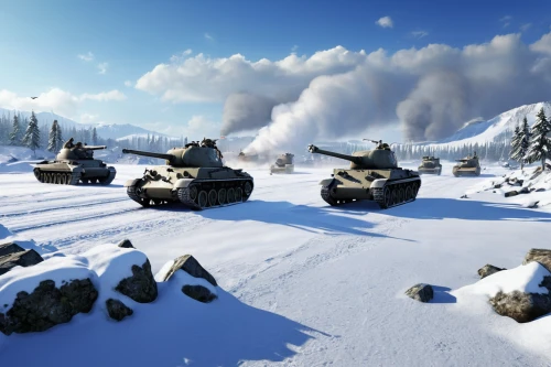 snow bales,tracked armored vehicle,self-propelled artillery,snow removal,snowmobile,combat vehicle,snow fields,convoy,medium tactical vehicle replacement,tanks,all-terrain,ardennes,snowfield,all-terrain vehicle,snow scene,artillery tractor,battlefield,glory of the snow,patrol suisse,winter background,Illustration,American Style,American Style 05