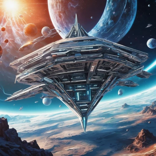 federation,starship,futuristic landscape,sci fiction illustration,star ship,space ships,spaceship space,spacescraft,scifi,space tourism,cg artwork,space ship,sky space concept,alien ship,sci fi,sci - fi,sci-fi,space station,space art,space port,Conceptual Art,Sci-Fi,Sci-Fi 06