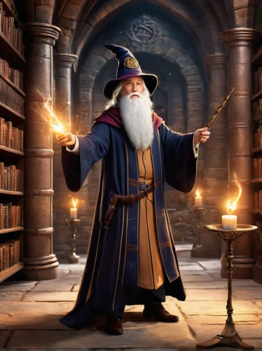 wizard,scholar,librarian,wizardry,the wizard,wizards,magistrate,magus,magic grimoire,magic book,gandalf,hogwarts,academic,bibliology,potter,debt spell,dodge warlock,professor,potions,mage,Unique,Design,Logo Design