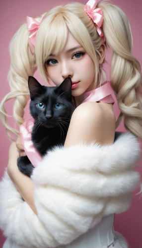 doll cat,black cat,cat kawaii,barbie,realdoll,cat lovers,cosplay image,fashion dolls,female doll,barbie doll,cat love,pink cat,designer dolls,doll paola reina,blonde girl with christmas gift,soft toys,dolls,soft toy,cute cat,like doll,Conceptual Art,Fantasy,Fantasy 11