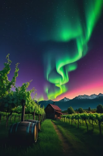 northen lights,norther lights,vineyards,auroras,wine harvest,vineyard,nothern lights,grape vines,northern lights,castle vineyard,wine region,the northern lights,wine barrels,wine grapes,wild wine,passion vines,viticulture,wine growing,green aurora,northern light,Photography,Documentary Photography,Documentary Photography 08