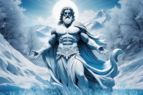 poseidon god face,poseidon,god of the sea,father frost,sea god,neptune,god shiva,white walker,shiva,dr. manhattan,lord shiva,iceman,the archangel,mythological,eternal snow,aquarius,greek myth,greek mythology,deity,amethist,Illustration,Vector,Vector 21