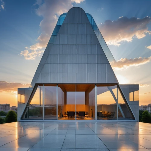 glass pyramid,the observation deck,observation deck,russian pyramid,christ chapel,tempodrom,observatory,dhammakaya pagoda,temple fade,griffith observatory,modern architecture,glass facade,glass building,futuristic architecture,cubic house,structural glass,archidaily,observation tower,outdoor structure,pyramid,Photography,General,Realistic
