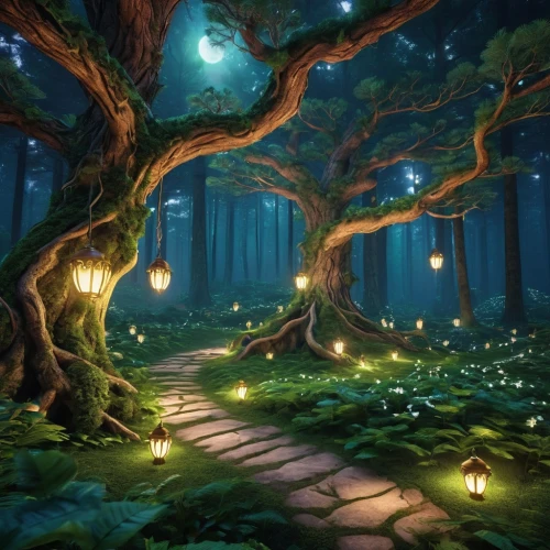 fairy forest,elven forest,enchanted forest,forest path,fairytale forest,druid grove,forest of dreams,forest glade,the mystical path,pathway,the forest,wooden path,cartoon forest,forest road,haunted forest,forest floor,green forest,fairy world,holy forest,forest,Photography,General,Realistic