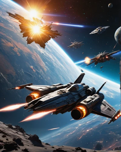 x-wing,cg artwork,space ships,delta-wing,federation,carrack,space voyage,sci fi,space tourism,fast space cruiser,starwars,spaceships,mobile video game vector background,star wars,orbiting,battlecruiser,background image,sci-fi,sci - fi,asteroids,Illustration,American Style,American Style 03