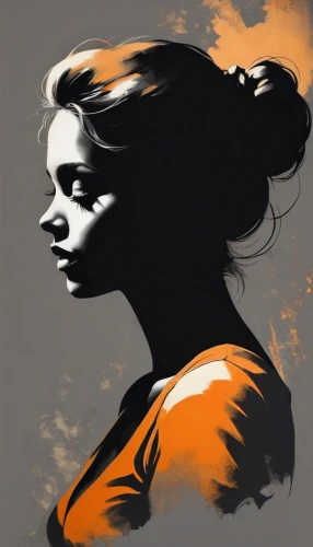 woman silhouette,silhouette art,clementine,women silhouettes,girl in a long,katniss,vector graphic,girl drawing,orange,vector girl,young woman,vector art,illustrator,aperol,girl in t-shirt,girl walking away,woman thinking,vector illustration,sprint woman,fashion illustration,Illustration,Black and White,Black and White 31