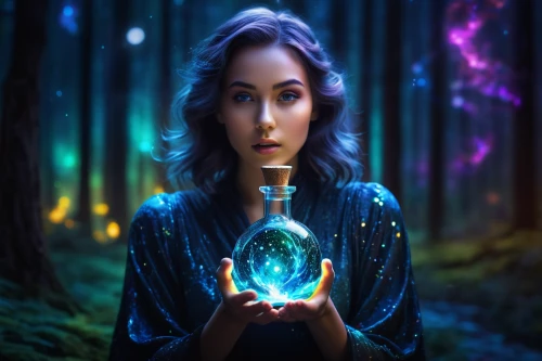 fantasy picture,crystal ball-photography,crystal ball,magical,mystical portrait of a girl,fantasy portrait,photomanipulation,fantasy art,blue enchantress,potions,photo manipulation,sorceress,divination,fantasy woman,the enchantress,faerie,libra,3d fantasy,photoshop manipulation,magical adventure,Illustration,Realistic Fantasy,Realistic Fantasy 07