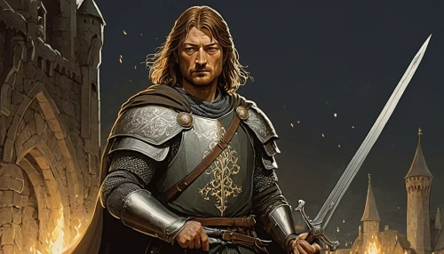 thorin,heroic fantasy,crusader,paladin,massively multiplayer online role-playing game,king arthur,dunun,alaunt,male character,templar,scabbard,castleguard,athos,dwarf sundheim,htt pléthore,cullen skink,knight tent,constantinople,male elf,dane axe,Illustration,Realistic Fantasy,Realistic Fantasy 12