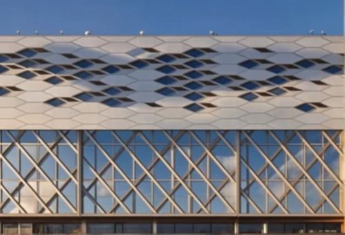 facade panels,building honeycomb,metal cladding,lattice windows,glass facade,honeycomb structure,elbphilharmonie,glass facades,lattice window,soumaya museum,honeycomb grid,biotechnology research institute,facade insulation,new building,tiles shapes,roof panels,wooden facade,kirrarchitecture,multistoreyed,structural glass,Photography,General,Realistic