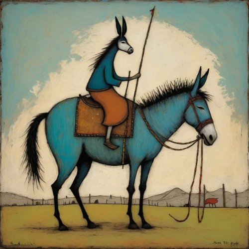 don quixote,horse harness,man and horses,horse herder,cavalry,horse tack,bridle,two-horses,horseman,painted horse,horseback,plough,endurance riding,racehorse,equine,equestrian,hobbyhorse,horsemanship,horse riders,horse-drawn,Art,Artistic Painting,Artistic Painting 49