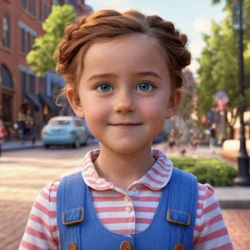 agnes,cute cartoon character,princess anna,cinnamon girl,the little girl,cgi,clementine,penny,a girl's smile,disney character,adorable,cute cartoon image,girl in overalls,little girl,the girl's face,child portrait,little girl in wind,little boy and girl,nora,children's eyes,Photography,General,Realistic