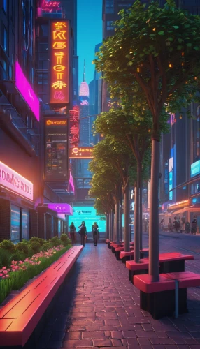 city corner,colorful city,business district,tokyo city,neon coffee,cityscape,evening city,shinjuku,dusk,futuristic landscape,city trans,dusk background,harbour city,downtown,tokyo,hafencity,boulevard,odaiba,fantasy city,urban,Conceptual Art,Sci-Fi,Sci-Fi 26