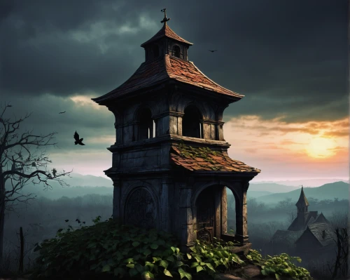 witch's house,witch house,the haunted house,lonely house,house silhouette,watchtower,haunted house,birdhouse,ancient house,bird house,syringe house,castle of the corvin,ghost castle,pigeon house,birdhouses,lookout tower,fairy chimney,lostplace,haunted castle,tree house,Conceptual Art,Daily,Daily 19