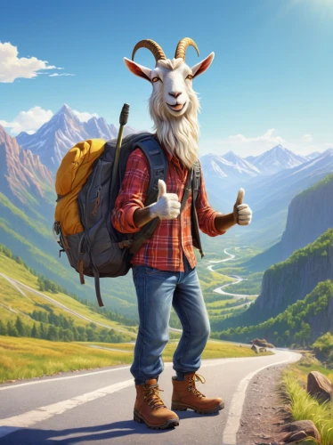 goatherd,east-european shepherd,mountain guide,billy goat,mountain sheep,mountain goat,lama,traveler,goatflower,mountain cow,goat mountain,bazlama,feral goat,eggishorn,domestic goat,the good shepherd,gnu,shoun the sheep,mountain cows,farm pack,Illustration,Realistic Fantasy,Realistic Fantasy 18