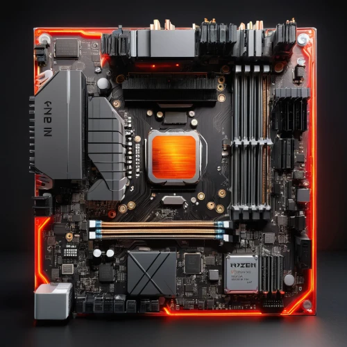 ryzen,motherboard,fractal design,graphic card,mother board,cpu,processor,computer art,gpu,amd,computer cooling,pc,desktop computer,magma,salt lamp,thermal,inferno,compute,barebone computer,computer generated,Conceptual Art,Sci-Fi,Sci-Fi 07