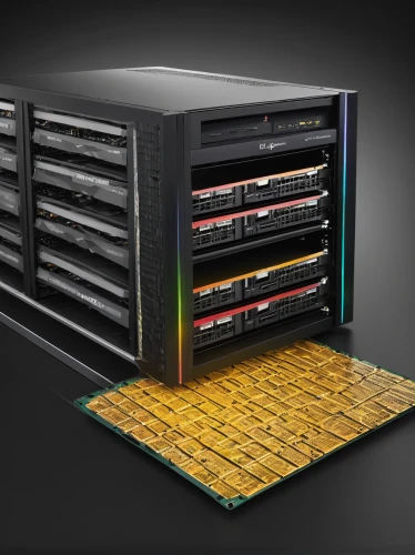 computer cluster,disk array,floating production storage and offloading,random-access memory,motherboard,solid-state drive,random access memory,barebone computer,lead storage battery,computer data storage,processor,graphic card,bitcoin mining,storage medium,data storage,mother board,multi core,computer chips,uninterruptible power supply,video card,Illustration,Retro,Retro 10