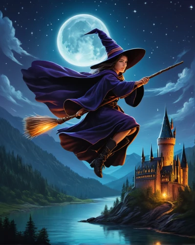 broomstick,witch broom,celebration of witches,witch's hat icon,wizard,witch,witch ban,magical adventure,hogwarts,halloween witch,fantasy picture,witches,the wizard,elves flight,witch house,fairy tale character,wizardry,magical,witch's hat,wizards,Art,Classical Oil Painting,Classical Oil Painting 24