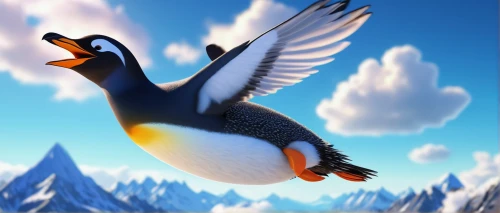 flying penguin,gentoo,rock penguin,antarctic bird,fairy penguin,penguin,big penguin,penguin enemy,bird png,puffin,emperor penguin,tux,gentoo penguin,puffins,arctic penguin,linux,penguins,glasses penguin,gooseander,3d crow,Art,Artistic Painting,Artistic Painting 08