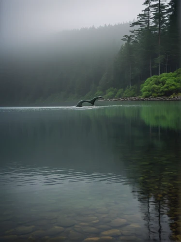 calm water,calm waters,tranquility,loch drunkie,vancouver island,foggy landscape,longexposure,fog banks,wet lake,japan landscape,beautiful lake,alpine lake,loch,waterscape,lake tanuki,mountainlake,secluded,high mountain lake,morning mist,shallows,Conceptual Art,Oil color,Oil Color 13