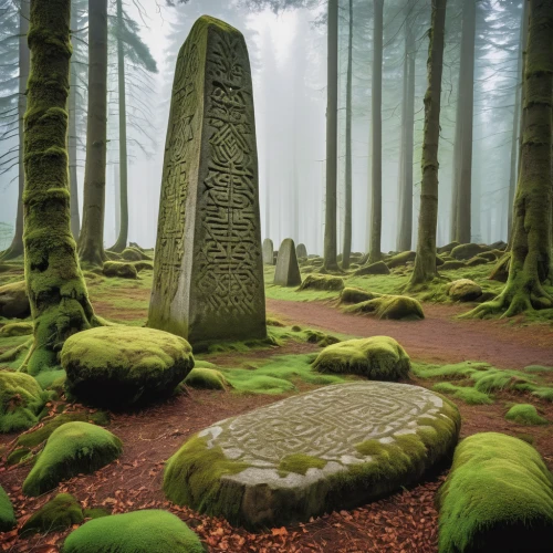 standing stones,stone circles,stone circle,megaliths,druid stone,gravestones,the grave in the earth,tombstones,grave stones,viking grave,glendalough,forest moss,ring of brodgar,megalith,bavarian forest,elbe sandstone mountains,moss,megalithic,schwaben stone,trossachs national park - dunblane,Conceptual Art,Sci-Fi,Sci-Fi 19