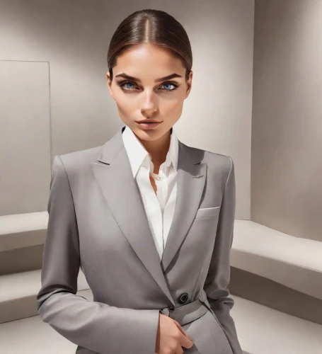 business girl,business woman,businesswoman,flight attendant,woman in menswear,menswear for women,white-collar worker,pantsuit,business angel,executive,secretary,suit,men's suit,business women,silver,stewardess,navy suit,wedding suit,office worker,female model,Photography,Realistic