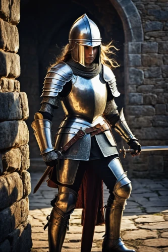 joan of arc,knight armor,crusader,female warrior,castleguard,heavy armour,paladin,armour,centurion,armored,templar,roman soldier,cuirass,equestrian helmet,medieval,armor,breastplate,knight,iron mask hero,sparta,Illustration,Black and White,Black and White 28
