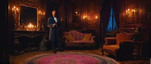four poster,royal interior,the throne,ornate room,blue room,agent provocateur,dracula,four-poster,aristocrat,doll's house,wade rooms,napoleon iii style,a dark room,throne,victorian,victorian style,great room,the room,concierge,suit of spades,Conceptual Art,Sci-Fi,Sci-Fi 27
