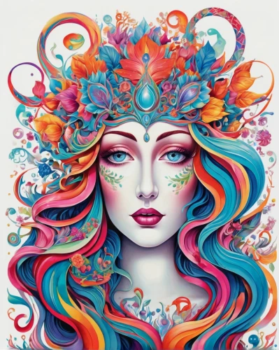 psychedelic art,boho art,mermaid vectors,colourful pencils,bodypainting,colorful spiral,body painting,fairy peacock,medusa,color pencils,psychedelic,masquerade,the festival of colors,fantasy art,aquarius,artist color,colour pencils,colorful heart,neon body painting,colorful foil background,Illustration,Realistic Fantasy,Realistic Fantasy 39