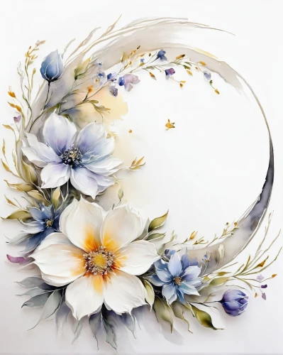 watercolor wreath,flowers png,floral digital background,floral wreath,flower painting,white floral background,wreath of flowers,water lily plate,floral background,floral silhouette wreath,watercolor floral background,blooming wreath,flower wreath,flower illustrative,japanese floral background,decorative plate,flower background,floral silhouette frame,circle shape frame,flower wall en,Illustration,Paper based,Paper Based 11