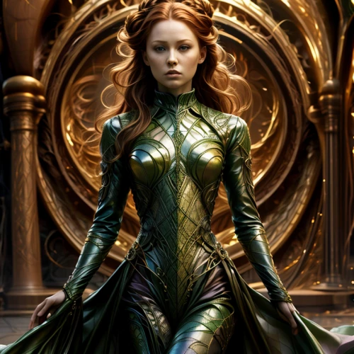 the enchantress,fantasy woman,cleanup,loki,goddess of justice,marvels,celtic queen,green,patrol,sorceress,heroic fantasy,emerald,breastplate,avenger,background ivy,tilda,captain marvel,super heroine,wanda,head woman