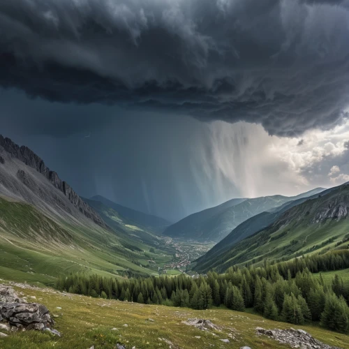 storm clouds,a thunderstorm cell,storm ray,carpathians,the russian border mountains,thunderstorm,stormy clouds,shelf cloud,cloudburst,altai,raincloud,rain clouds,thunderclouds,rain cloud,stormy sky,nature's wrath,monsoon,pyrenees,landscape photography,atmospheric phenomenon,Photography,General,Realistic