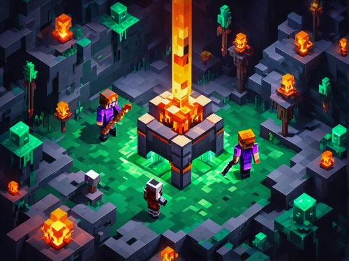 chasm,dungeon,burning torch,lava cave,campfire,dungeons,fireplaces,the eternal flame,isometric,fire place,torchlight,cauldron,catacombs,fairy chimney,fire mountain,pillar of fire,flaming torch,torches,campfires,fireplace,Art,Artistic Painting,Artistic Painting 42