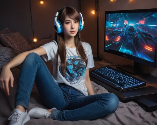 gamer,lan,gamers round,gamer zone,gaming,headset,streaming,connectcompetition,phuquy,girl at the computer,wireless headset,stream,pc,streamer,dj,gamers,music background,t1,computer game,video gaming,Illustration,Retro,Retro 14