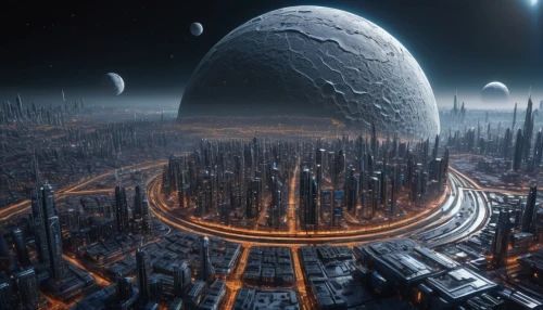 futuristic landscape,alien planet,alien world,metropolis,sci fi,scifi,sci - fi,sci-fi,terraforming,lunar landscape,federation,fantasy city,space port,colony,futuristic architecture,exoplanet,dystopian,ice planet,ancient city,destroyed city,Photography,General,Sci-Fi