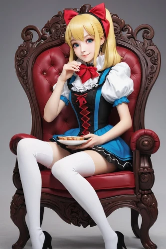 sitting on a chair,alice,female doll,kotobukiya,nero claudius,doll dress,frula,painter doll,doll figure,blonde on the chair,chair png,artist doll,cosplay image,dollfie,erika,anime japanese clothing,dress doll,queen of hearts,marionette,doll paola reina,Illustration,Vector,Vector 02