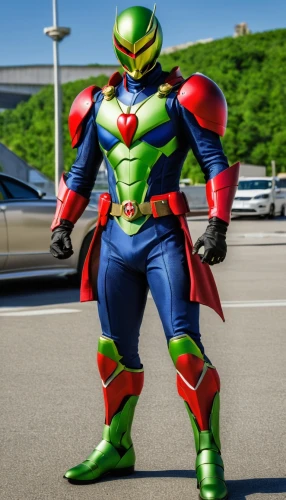 mazda ryuga,green goblin,nikuman,joyrider,my hero academia,butomus,green tomatoe,3d man,subaru rex,odaiba,sky hawk claw,actionfigure,cosplayer,figure of justice,honda zest,suit actor,suezmax,male character,steel man,gundam,Photography,General,Realistic