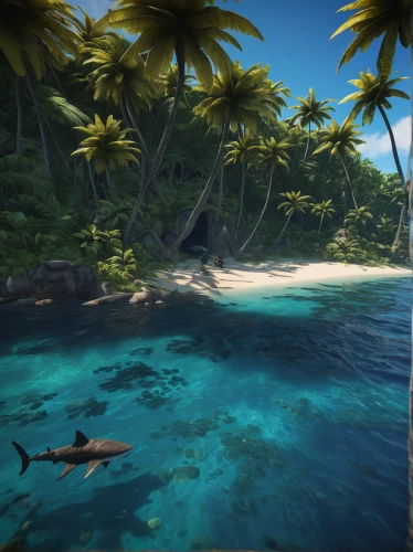 tropical sea,sub-tropical,tropical island,south pacific,tropics,tropical beach,tropical jungle,south seas,monkey island,coconut trees,deserted island,underwater oasis,lavezzi isles,dolphin coast,coconut tree,slave island,tropic,castaway beach,islands,ms island escape,Illustration,Retro,Retro 20