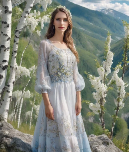 enchanting,white rose snow queen,bridal clothing,wedding dress,bridal dress,bridal veil,fairy queen,the snow queen,wedding gown,suit of the snow maiden,wedding dresses,girl in a long dress,jessamine,fairytale,enchanted,a princess,bridal,celtic queen,quinceañera,white winter dress,Photography,Realistic