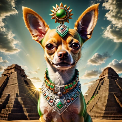 pharaoh,chihuahua,pharaoh hound,sphynx,corgi-chihuahua,king tut,aztec,indian dog,mesoamerican ballgame,pharaonic,khufu,basenji,sphinx,ancient egypt,sphinx pinastri,pharaohs,pinscher,native american indian dog,dog angel,ancient dog breeds