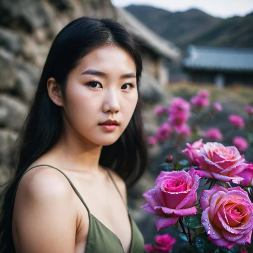 beautiful girl with flowers,with roses,girl in flowers,holding flowers,japan rose,blooming roses,roses,pink roses,vosges-rose,rosa-sinensis,rose bloom,asian girl,flower girl,yellow rose background,landscape rose,korean,flower background,free land-rose,asian woman,rose
