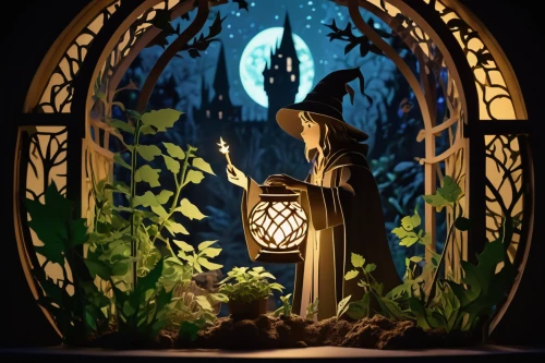 fairy door,fairy house,witch's house,lantern,illuminated lantern,terrarium,fairy lanterns,grandfather clock,witch house,wishing well,vintage lantern,fairy tale,apothecary,fairy chimney,hanging lantern,facade lantern,a fairy tale,fairy tale icons,fairy tales,round window,Unique,Paper Cuts,Paper Cuts 10