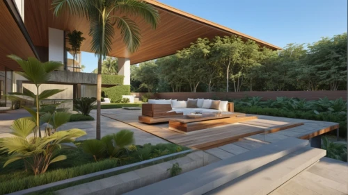 landscape design sydney,landscape designers sydney,garden design sydney,roof landscape,modern house,corten steel,dunes house,tropical house,3d rendering,mid century house,florida home,roof terrace,roof garden,landscaping,modern architecture,luxury property,outdoor furniture,royal palms,two palms,wooden decking,Photography,General,Realistic