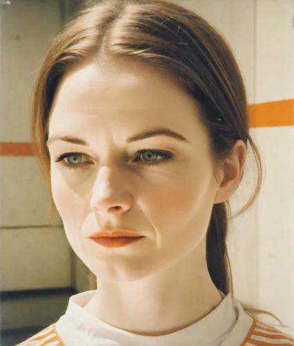 daisy jazz isobel ridley,katniss,orange,princess leia,sarah walker,pale,angel face,beautiful face,freckles,british actress,woman face,valerian,bb8,orange color,daisy 2,daisy,lip,white lady,portrait of a girl,bb-8,Photography,Polaroid