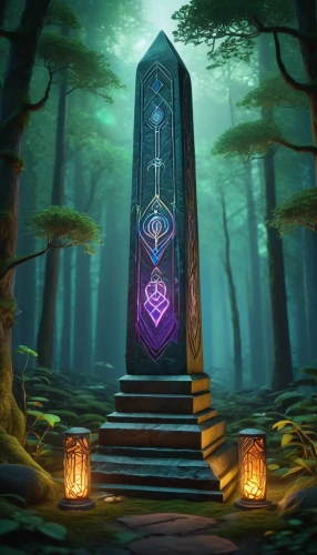 druid stone,healing stone,runes,druid grove,runestone,lotus stone,obelisk,cube background,hall of the fallen,stone background,award background,background with stones,megalith,artifact,totem,obelisk tomb,druids,game illustration,tombstones,standing stones,Illustration,Retro,Retro 05