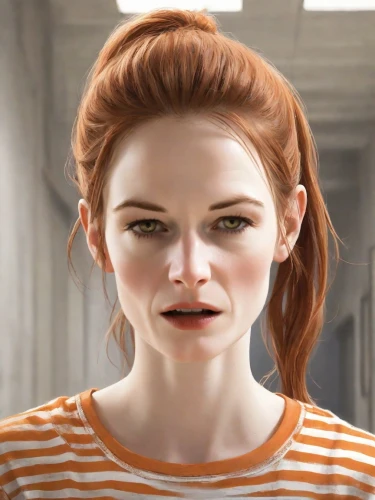 clementine,computer graphics,character animation,the girl's face,3d rendered,woman face,woman's face,head woman,lilian gish - female,3d rendering,rendering,clary,render,orange,portrait background,animated cartoon,redheads,cinnamon girl,portrait of a girl,cgi,Digital Art,Comic
