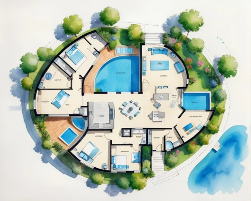 floating islands,pool house,floating island,swim ring,luxury property,aqua studio,architect plan,house drawing,artificial islands,floorplan home,development concept,sky apartment,roof top pool,artificial island,holiday villa,luxury home,houses clipart,floor plan,residential,house floorplan,Illustration,Japanese style,Japanese Style 19