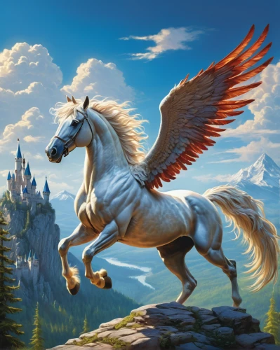 pegasus,unicorn background,gryphon,unicorn art,unicorn,griffon bruxellois,a white horse,golden unicorn,dream horse,albino horse,arabian horse,weehl horse,fire horse,fantasy picture,alpha horse,white horse,constellation unicorn,mustang horse,pegaso iberia,fantasy art,Illustration,Children,Children 05